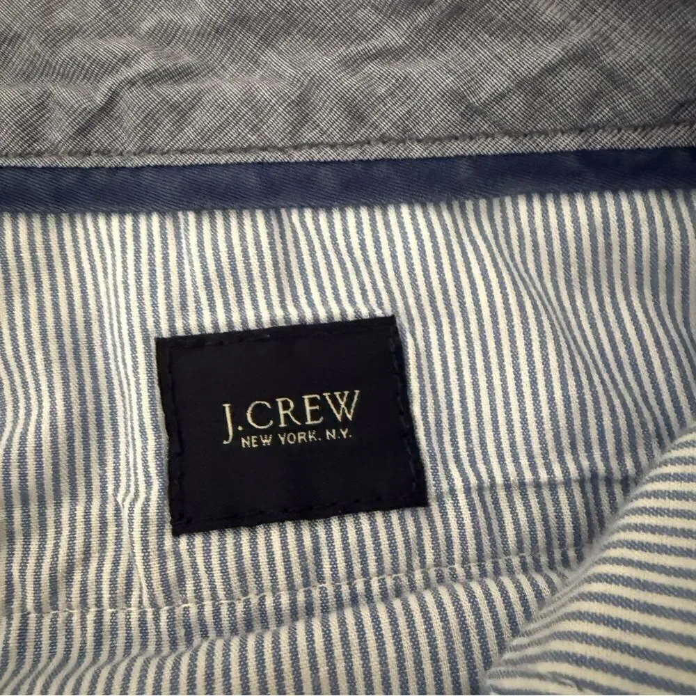 J Crew Pants Mens 32x34 Beige Essex Pant Chino Straight Leg Lightweight Coastal
